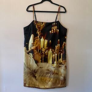 Forever 21 Romeo and Juliet Gothic Angel Strappy Mini Dress Women's size OX